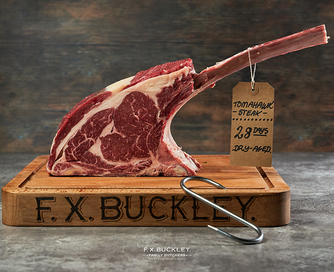 Dry Aged Tomahawk Steak by FX Buckley Butchers
