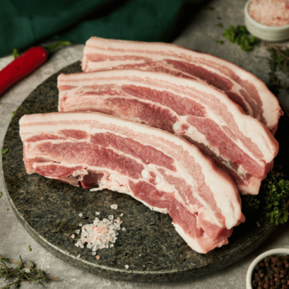 Pork Belly Strips - Free Range  Pork Belly Strips - Free Range
