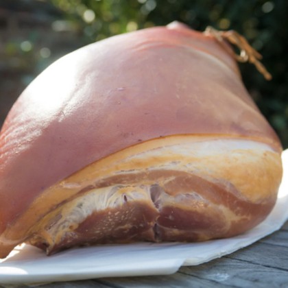 Smoked Whole Ham On The Bone